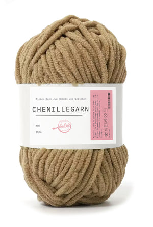 Babsi´s Chenille Häkel- & Strickgarn 50g/120m 100% Polyacryl
