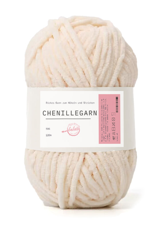 Babsi´s Chenille Häkel- & Strickgarn 50g/120m 100% Polyacryl