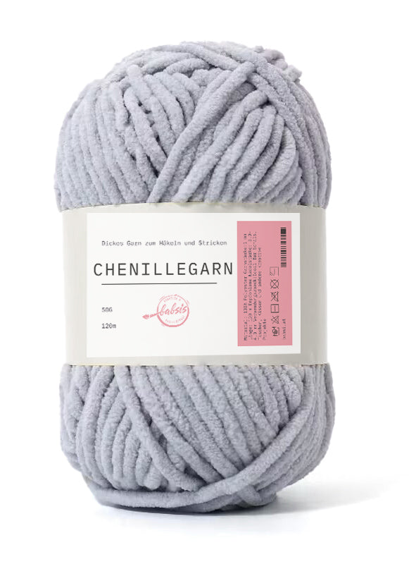 Babsi´s Chenille Häkel- & Strickgarn 50g/120m 100% Polyacryl
