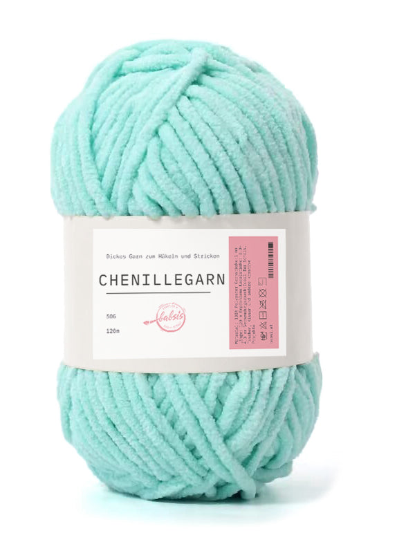 Babsi´s Chenille Häkel- & Strickgarn 50g/120m 100% Polyacryl