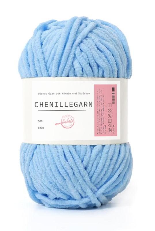 Babsi´s Chenille Häkel- & Strickgarn 50g/120m 100% Polyacryl