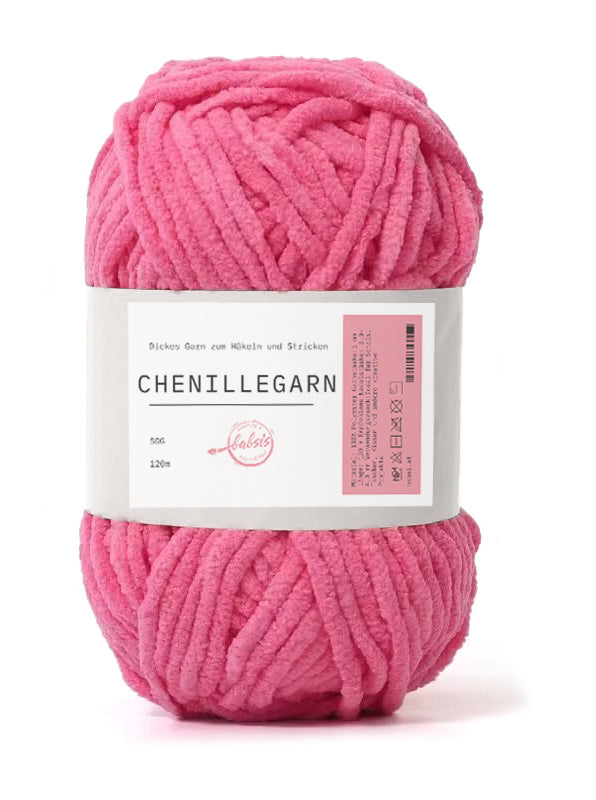 Babsi´s Chenille Häkel- & Strickgarn 50g/120m 100% Polyacryl