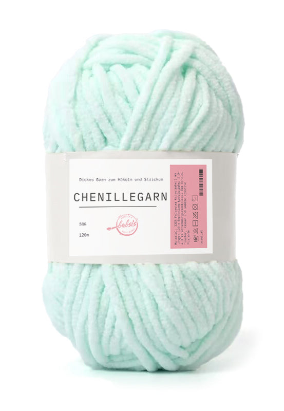 Babsi´s Chenille Häkel- & Strickgarn 50g/120m 100% Polyacryl