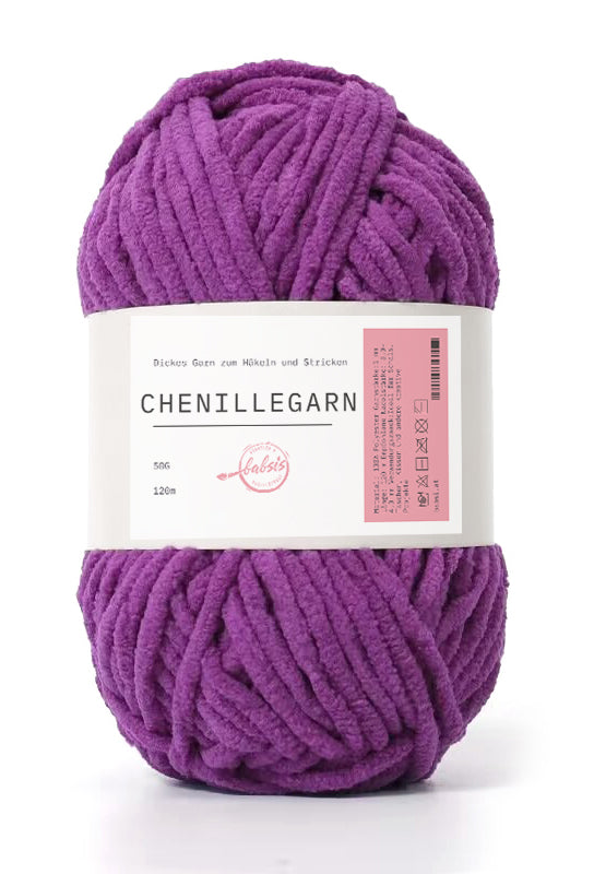 Babsi´s Chenille Häkel- & Strickgarn 50g/120m 100% Polyacryl