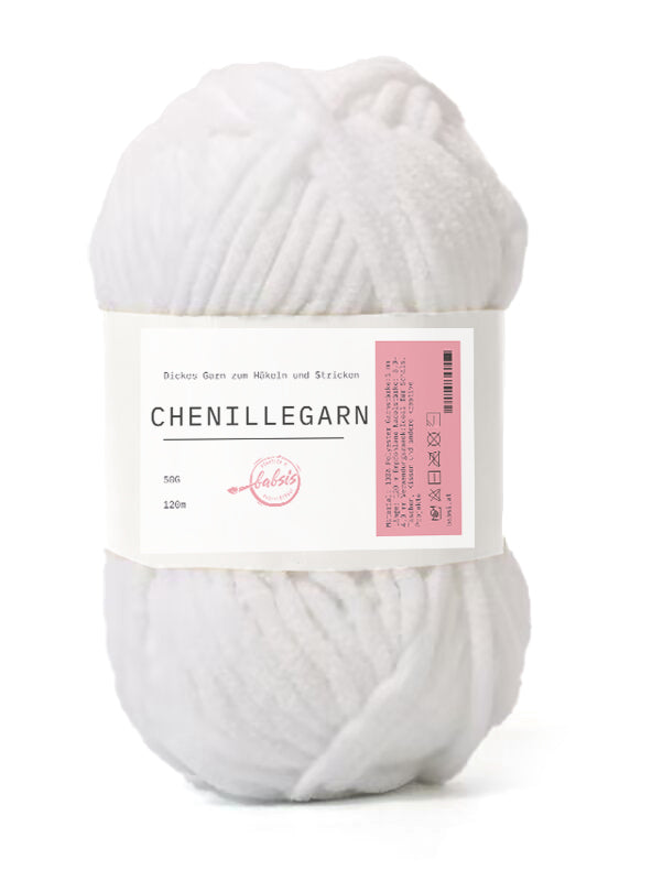 Babsi´s Chenille Häkel- & Strickgarn 50g/120m 100% Polyacryl