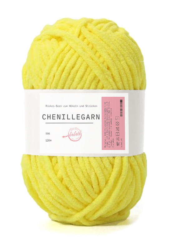 Babsi´s Chenille Häkel- & Strickgarn 50g/120m 100% Polyacryl