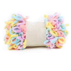 Chenille-Schlaufenwolle Pastellfarben 8m