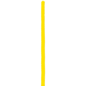 Chenilledraht gelb sehr flauschig ø 12 mm 30cm 8 Stück
