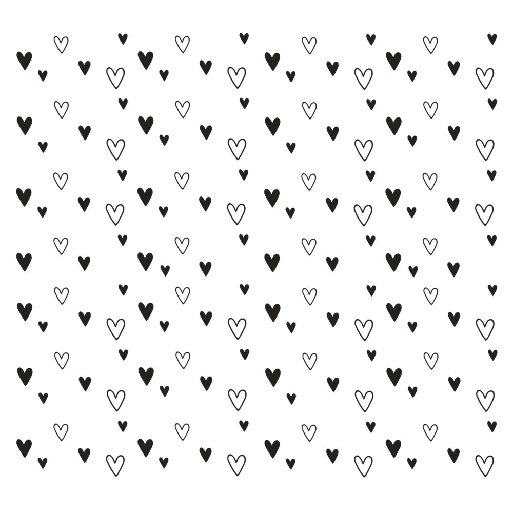 Silikonstempel Hintergrund Herzen Clear Stamps 102,5x97mm