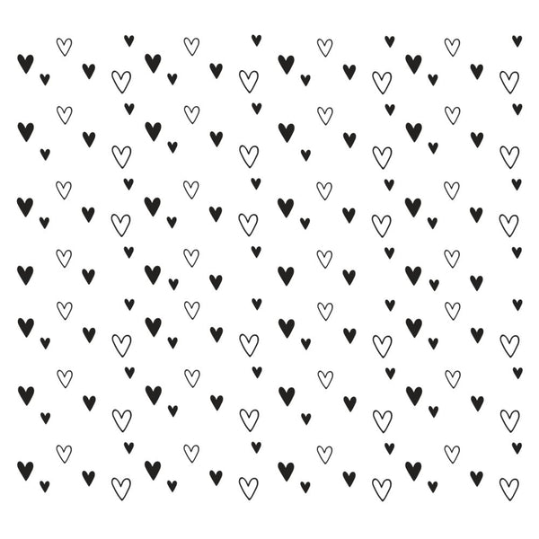 Silikonstempel Hintergrund Herzen Clear Stamps  102,5x97mm
