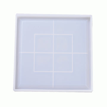 Silikon Gießform Untersetzer quadratisch, 20x20x1,5cm, Coaster Form