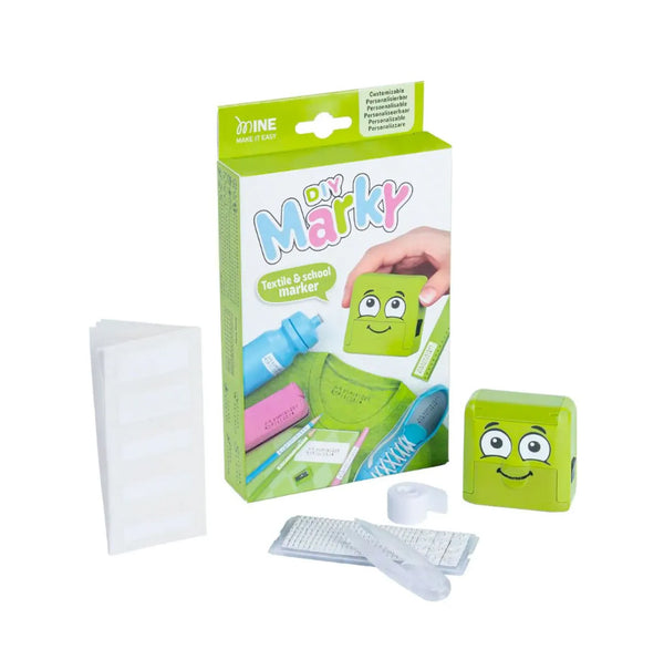 Colop DIY Marky Textil Markierungsstempel für Schule 3 Zeilen - 38 x 14 mm