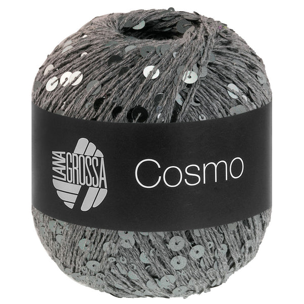 Lana Grossa COSMO Beilaufgarn aus Baumwolle mit großen und kleinen Pailletten 100g / 260m