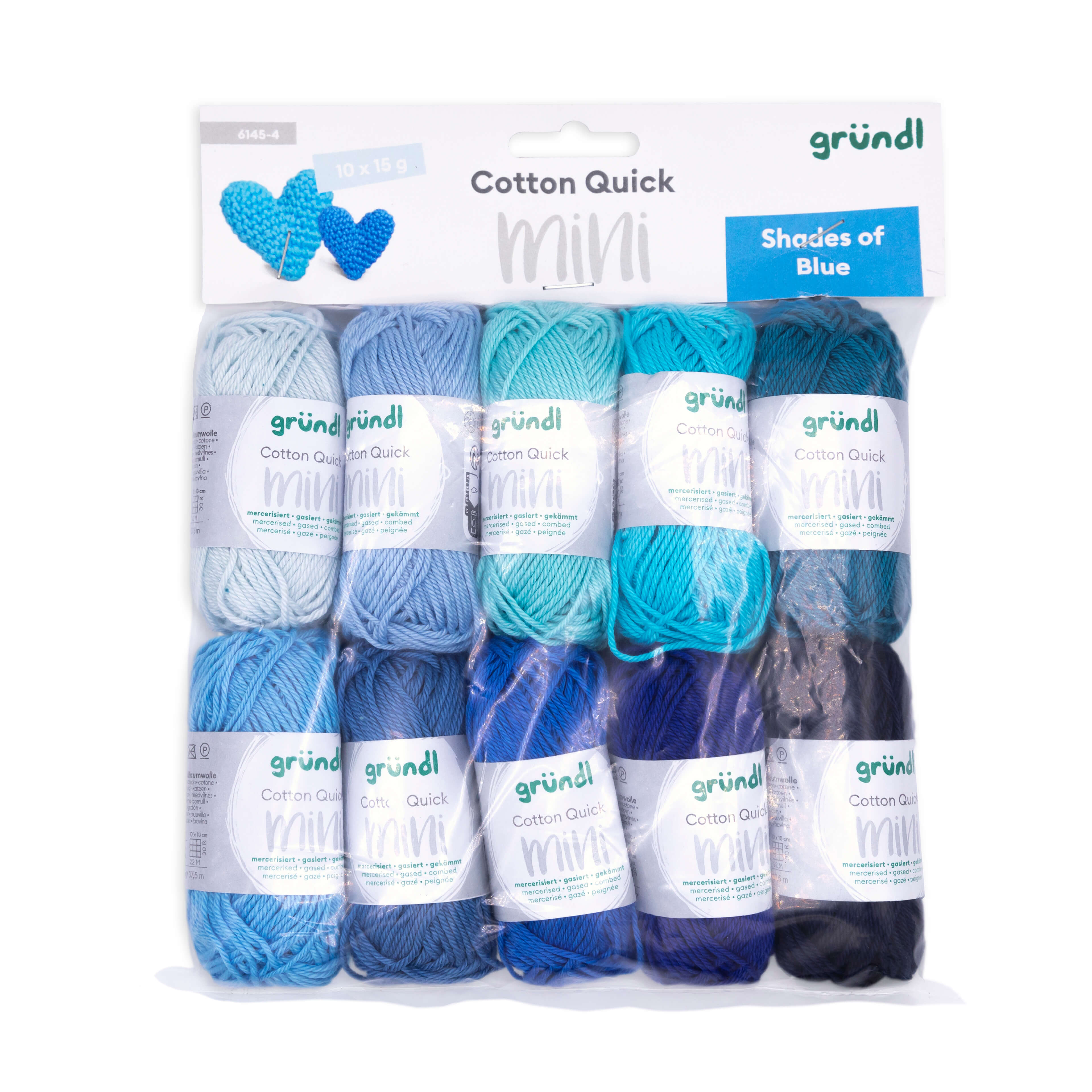 Cotton Quick Mini Baumwollgarn Farb-Set 10 Knäul á 15g