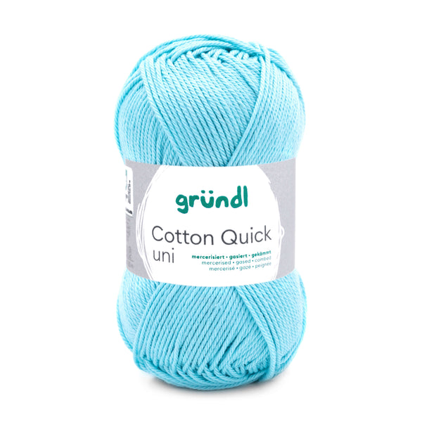 Cotton Quick Uni Baumwollgarn mercerisiert gasiert gekämmt 50g / 125m