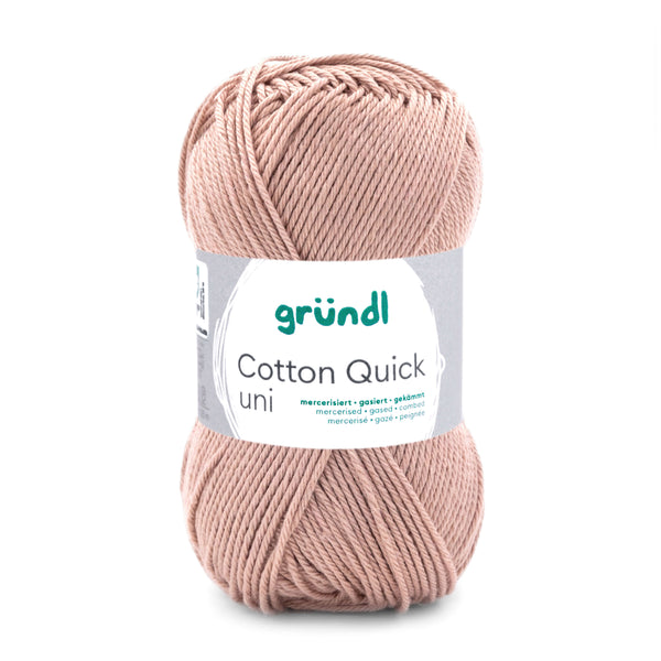 Cotton Quick Uni Baumwollgarn mercerisiert gasiert gekämmt 50g / 125m