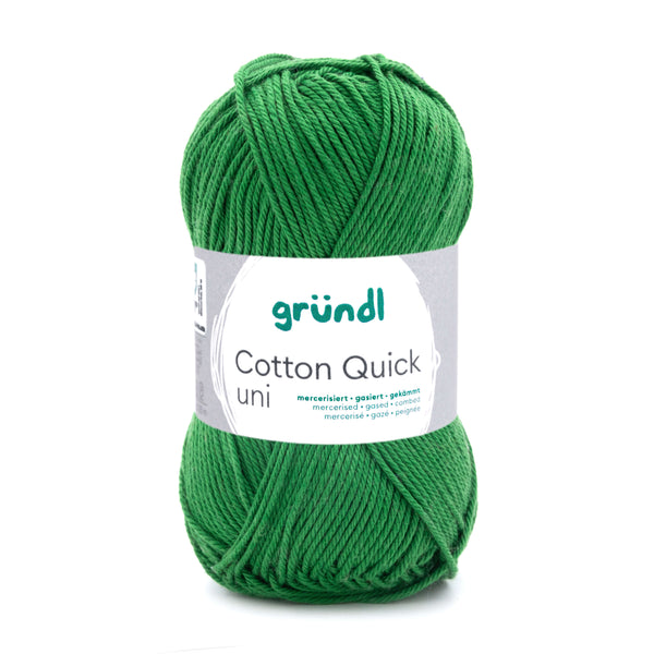 Cotton Quick Uni Baumwollgarn mercerisiert gasiert gekämmt 50g / 125m