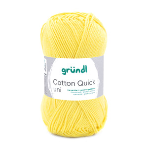 Cotton Quick Uni Baumwollgarn mercerisiert gasiert gekämmt 50g / 125m