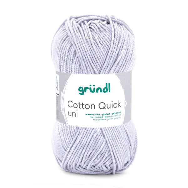 Cotton Quick Uni Baumwollgarn mercerisiert gasiert gekämmt 50g / 125m