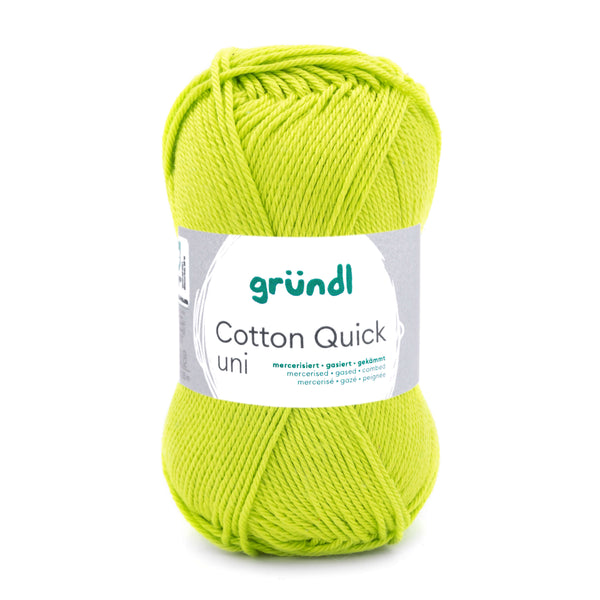 Cotton Quick Uni Baumwollgarn mercerisiert gasiert gekämmt 50g / 125m