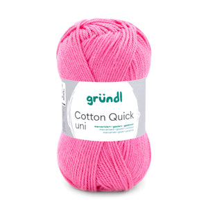 Cotton Quick Uni Baumwollgarn mercerisiert gasiert gekämmt 50g / 125m