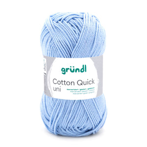 Cotton Quick Uni Baumwollgarn mercerisiert gasiert gekämmt 50g / 125m