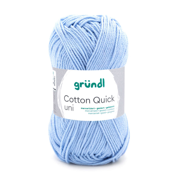 Cotton Quick Uni Baumwollgarn mercerisiert gasiert gekämmt 50g / 125m