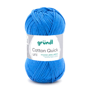 Cotton Quick Uni Baumwollgarn mercerisiert gasiert gekämmt 50g / 125m