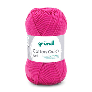 Cotton Quick Uni Baumwollgarn mercerisiert gasiert gekämmt 50g / 125m