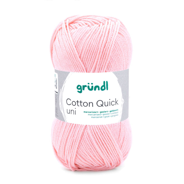 Cotton Quick Uni Baumwollgarn mercerisiert gasiert gekämmt 50g / 125m