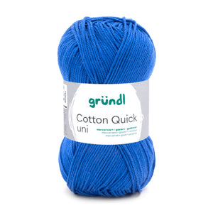 Cotton Quick Uni Baumwollgarn mercerisiert gasiert gekämmt 50g / 125m