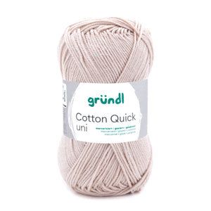 Cotton Quick Uni Baumwollgarn mercerisiert gasiert gekämmt 50g / 125m