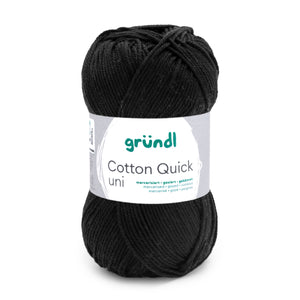 Cotton Quick Uni Baumwollgarn mercerisiert gasiert gekämmt 50g / 125m