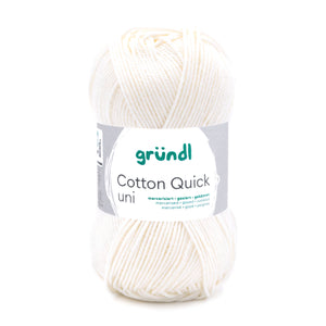 Cotton Quick Uni Baumwollgarn mercerisiert gasiert gekämmt 50g / 125m