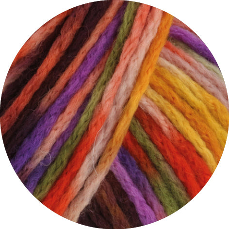 Lana Grossa Crazy Kettengarn Schurwolle (Merino) Multicolor 100g / 140m