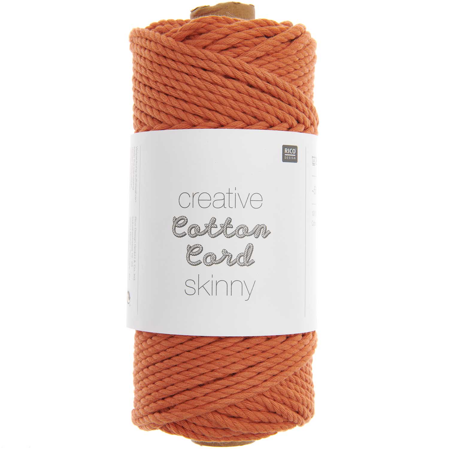 Kreativer Baumwollkordel, dünn 3 mm, 100 % Baumwolle, 55 m