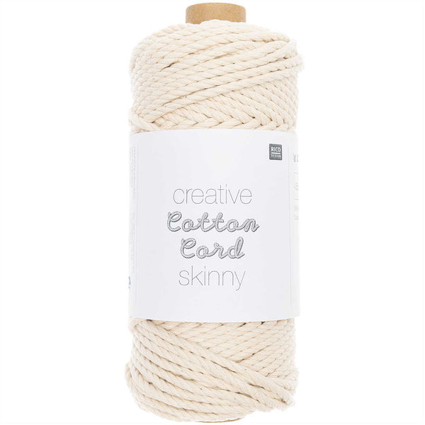 Creative Cotton Cord skinny 3mm 100% Baumwolle 55m