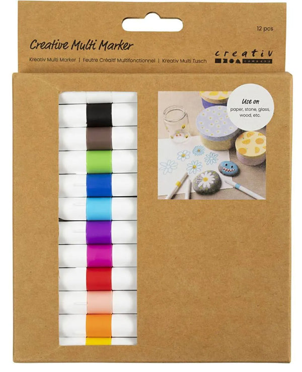 Kreativ Multi Marker 12 Stk Strichstärke 4 mm