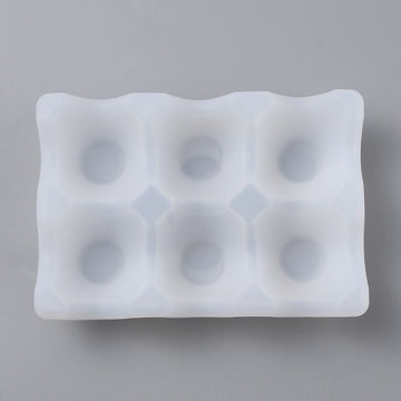 Silikon-Gießform Eierbehälter 6 Eier  145x100x37 mm
