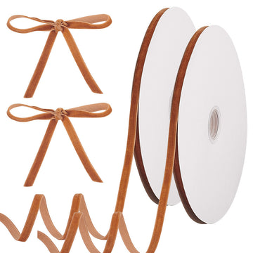 Samtband einseitig 7mm 24m / Rolle