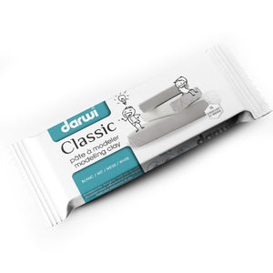 Darwi Classic weiß lufthärtende Modelliermasse 150x66x27mm 500 g