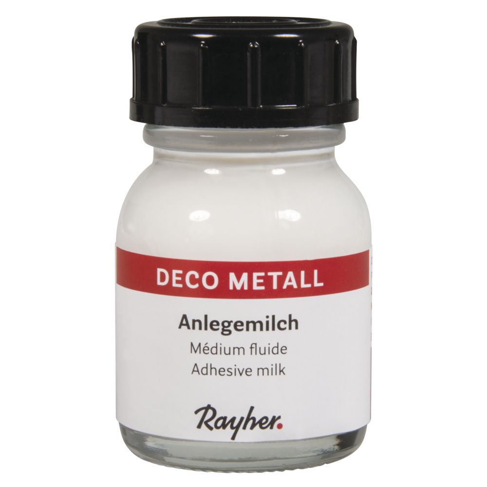 Deco-Metall Anlegemilch für Blattmetall dünnflüssig Flasche 25 ml