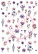 Decoupagepapier Vintage Blumen Lavendel Kornblume Anemone Motiv-Strohseide A4 1 Blatt 25-30g/m2