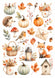 Reispapier Decoupage Cute Autumn A4 25-30 g/m² 1 Bogen