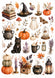 Reispapier Decoupage Witchy Autumn A4 25-30 g/m² 1 Bogen