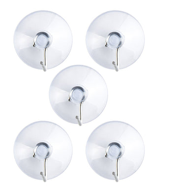 Deko-Saugnapf mit Haken 22mm 5 Stück