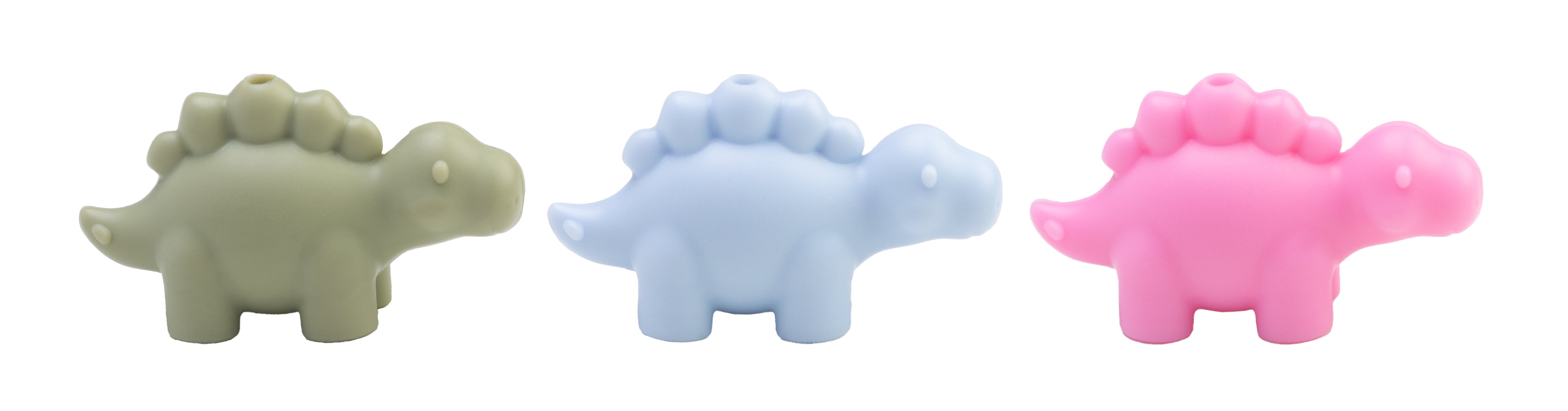 Silikonperle Dinosaurier 3,5x2cm