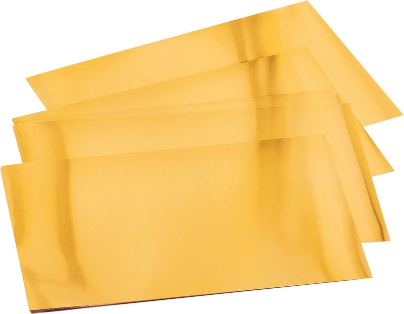 DIY Alu-Prägefolie GOLD extra strong 70µ 18,5x29,7cm 3 Blatt
