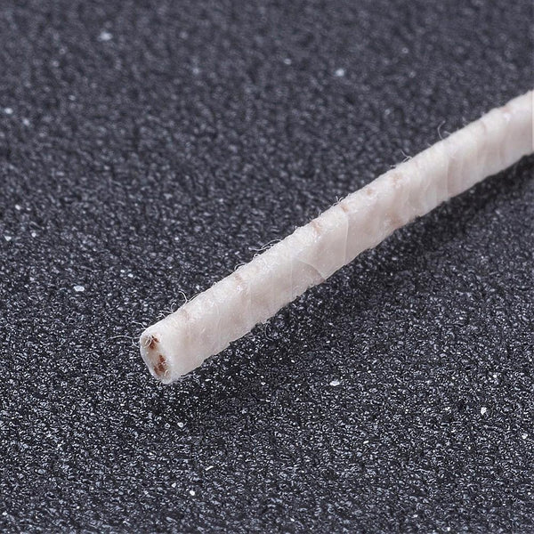 Docht mit Aluplättchen 100mm gewachst 20 Stück