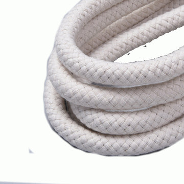 Dochtkordel geflochten aus Baumwolle 12mm pro Meter